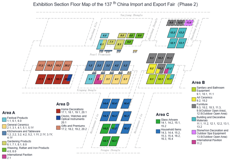 canton fair Phase 2 Map