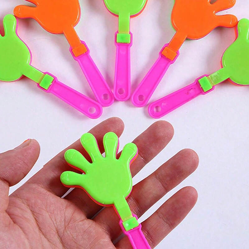 20PCS Mini Clapper – Bulk Wholesale Supplier | 9.5cm/3.74in Plastic Party Noise Maker for Holidays, Birthdays, Raves, and Carniv