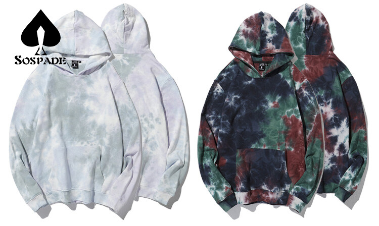 Sospade,Custom Hoodie,Tie-Dye hoodie,