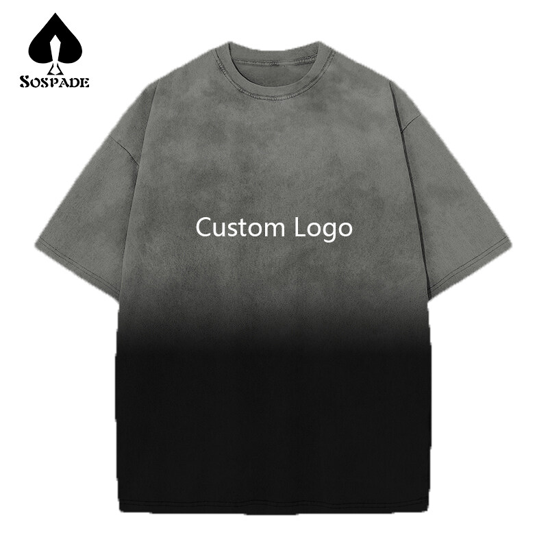 100% Cotton Blacnk T-shirt custom pattern 200grams-270grams