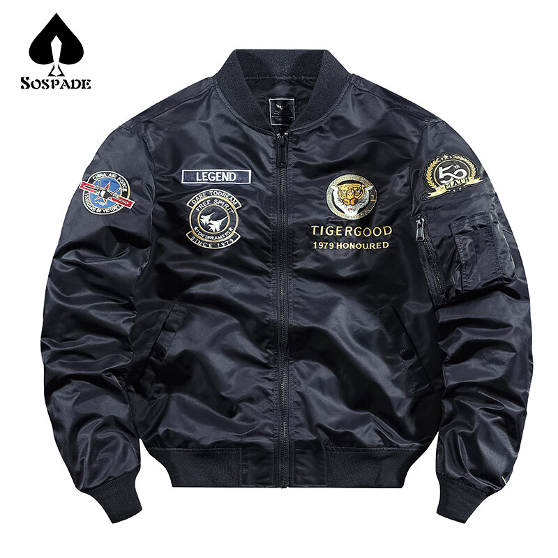 Custom Winter Zipper Pockets Mens Bomber Puff Jacket NO.3