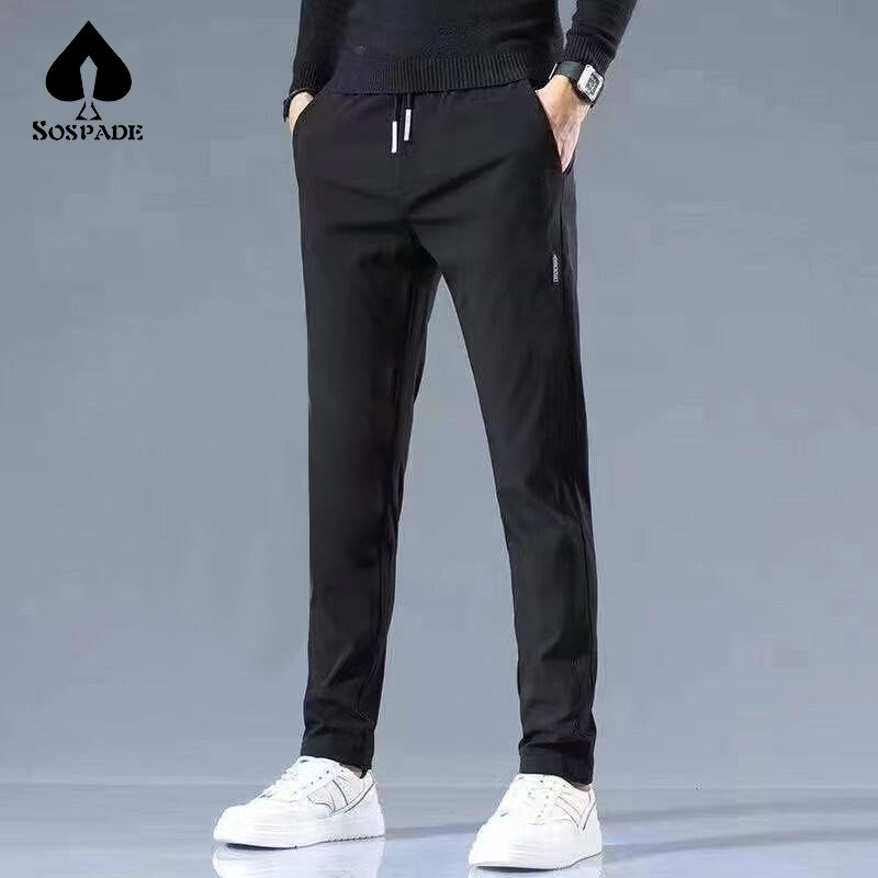 Custom New Collections Drawstring Causal Oversized Straight For Men Cargo Sweat Tracksuit Pants