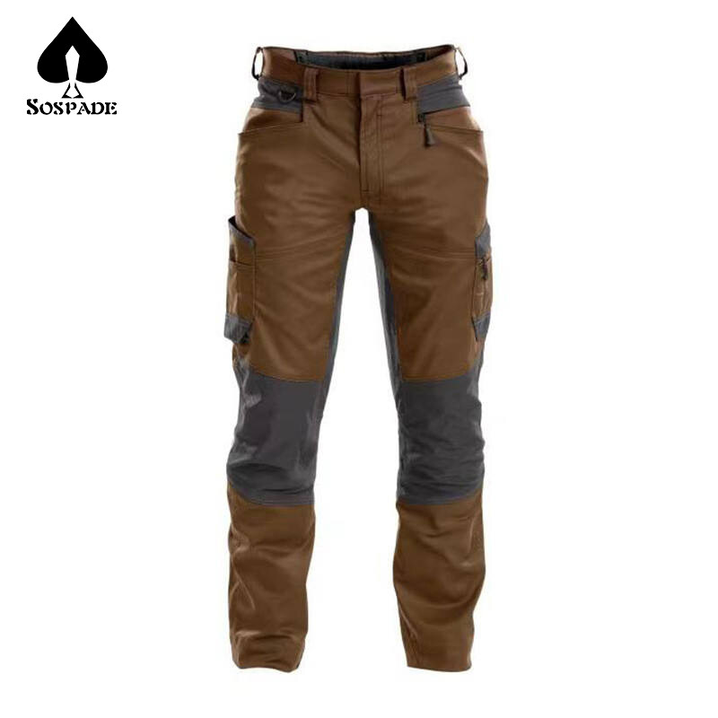 100% Cotton Canvas Heavy Duty Work Pants Men Cargo Pants For Industry Repairmen Workshop Factory Mechanic Work Wear Pants