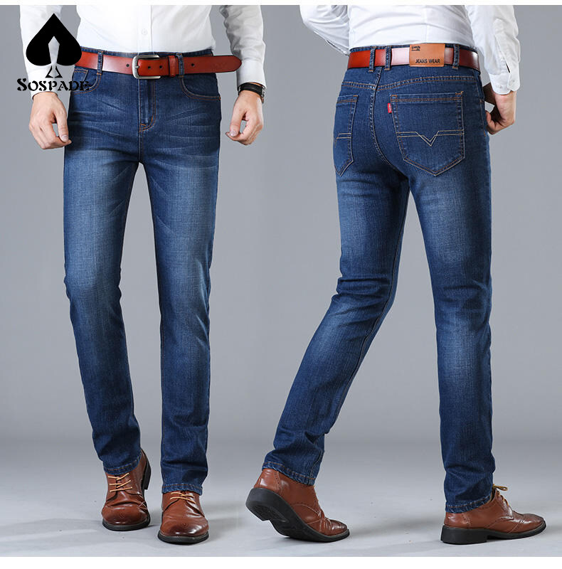 Oem/ODM New Style Stock Men Button Jeans