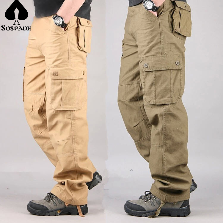 Premium Baggy Pockets Cargo Pants Men Work Casual Blank Custom Men's Pants