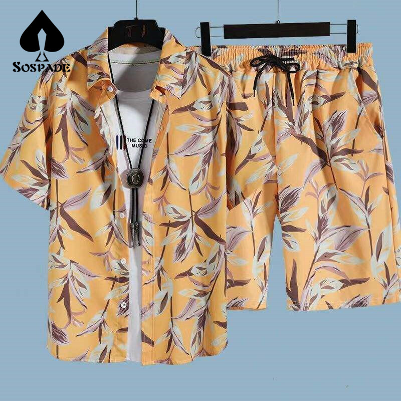 SoSpade OEM/ODM Custom make Men's Shirt Custom pattern V Neck Label custom Hawaiian costume multi-pattern part II
