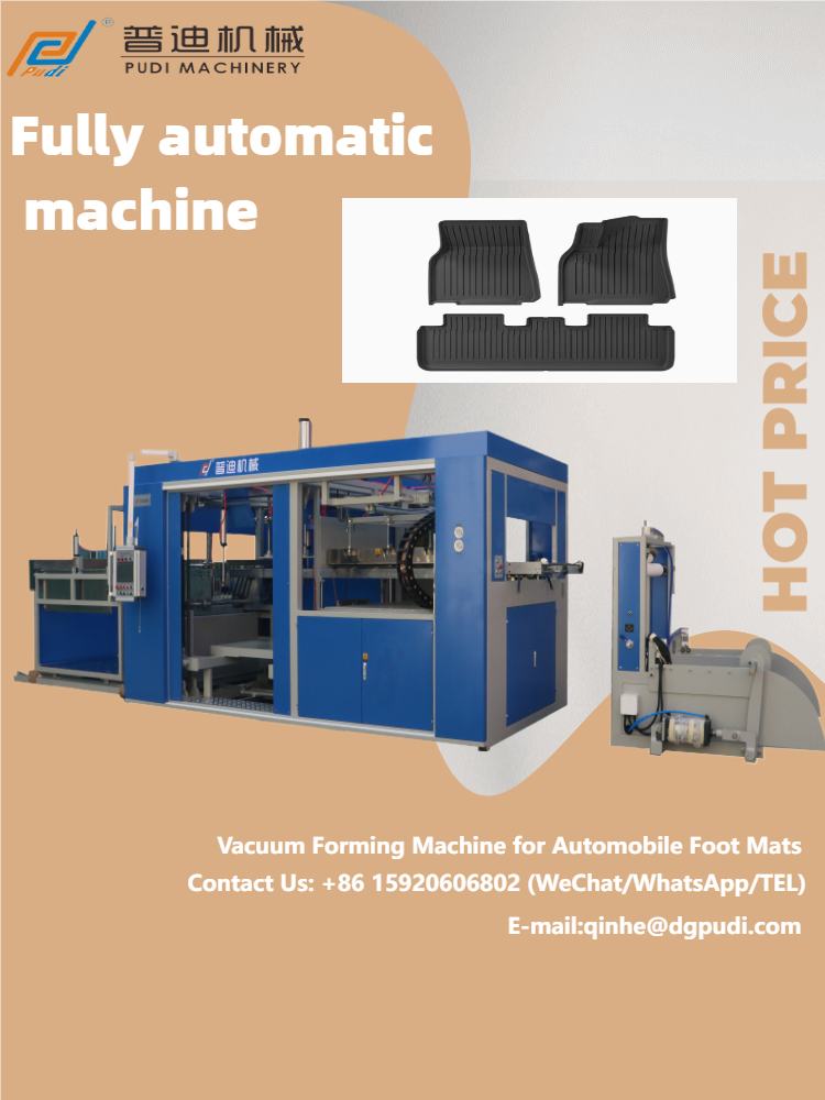 Pudi Machinery Foot Mat Vacuum Forming Machine - High Efficiency, Customisation Available