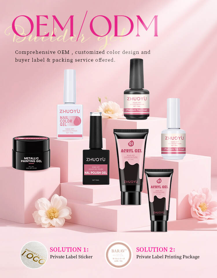 Builder gel Hard Gel HEMA-Free/TPO-Free Gel Cat Eye Gel Polish Top And Base Coat