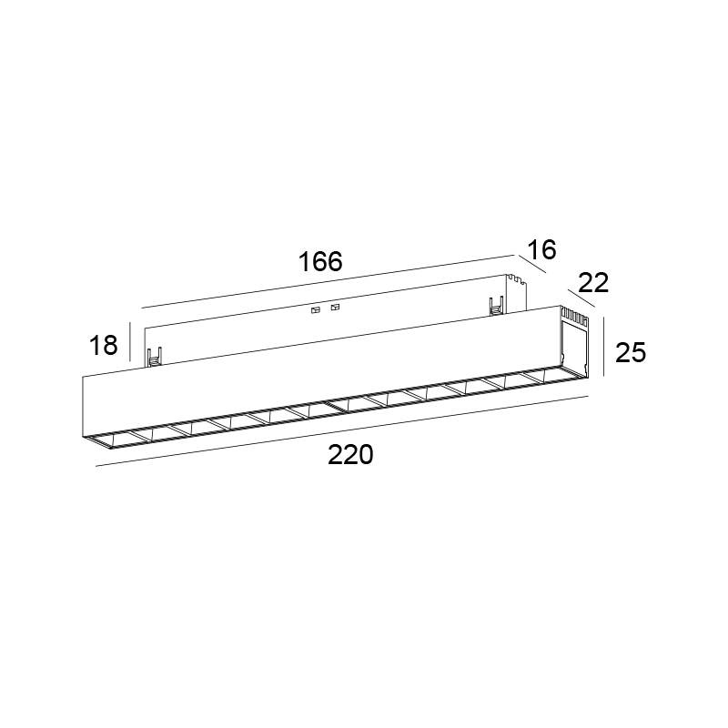linear track light