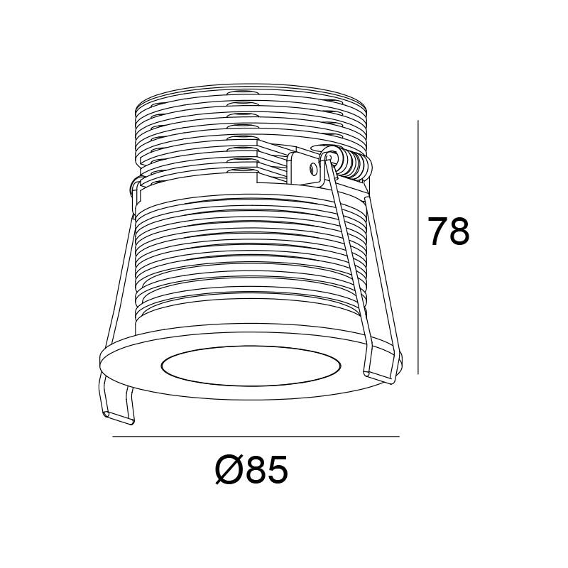 bathroom led downlights