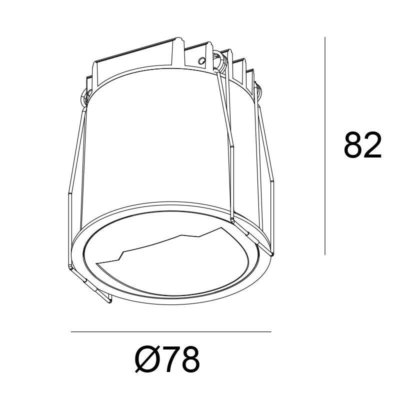 recessed wall washer