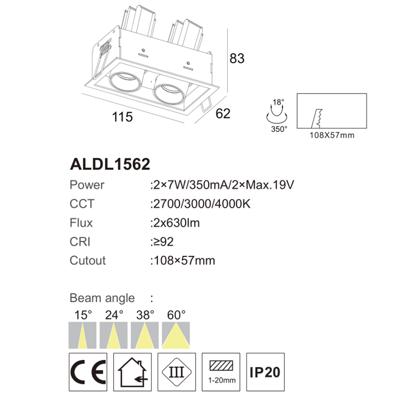 double downlight
