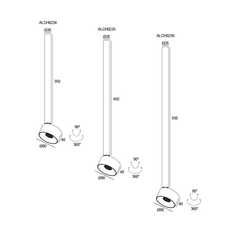 suspended spotlight