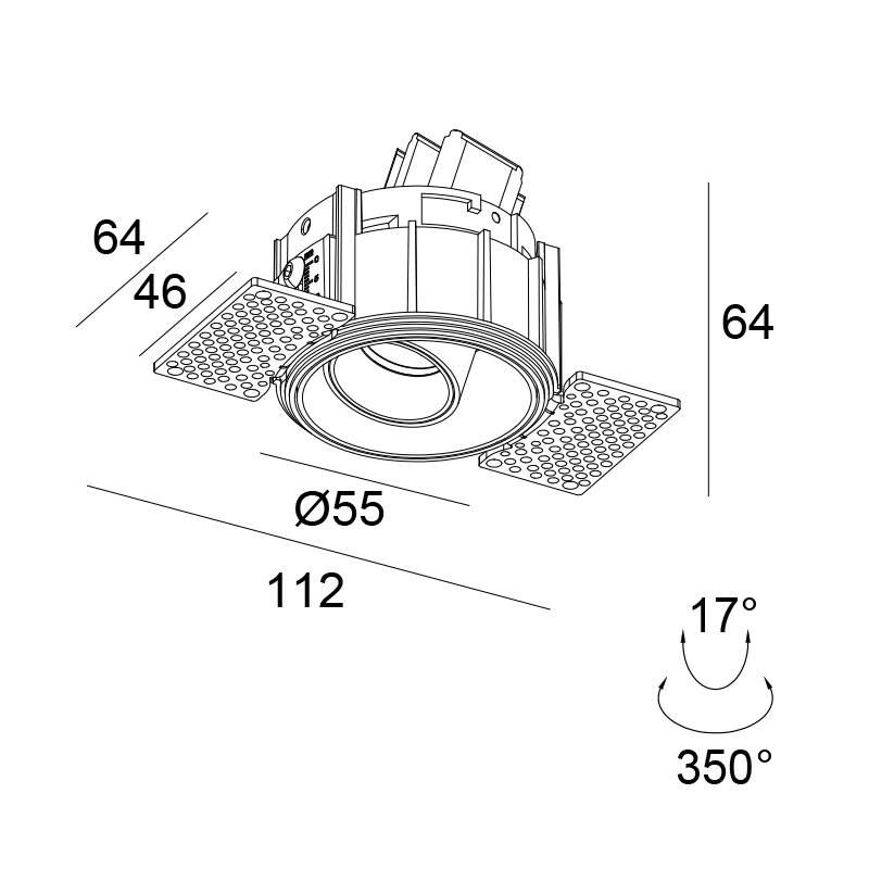 trimless recessed spotlights