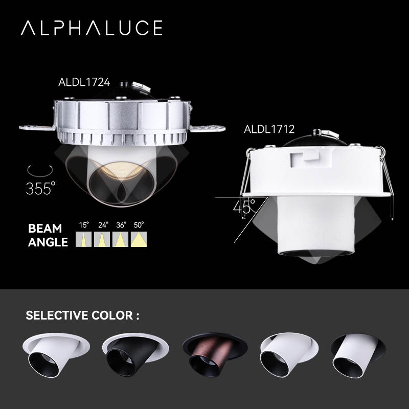 tiltable downlights