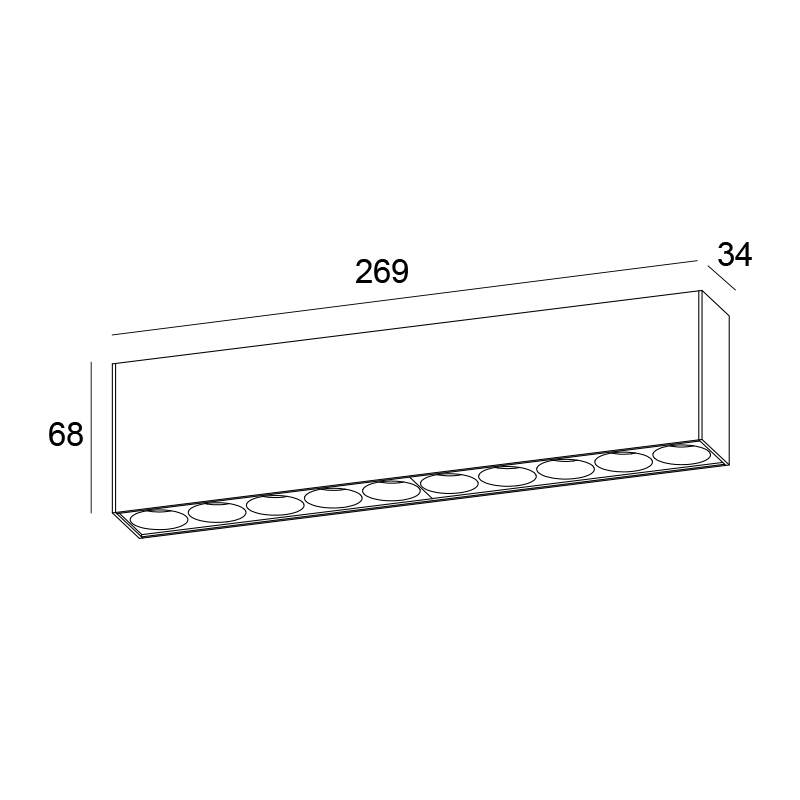 surface mounted linear light