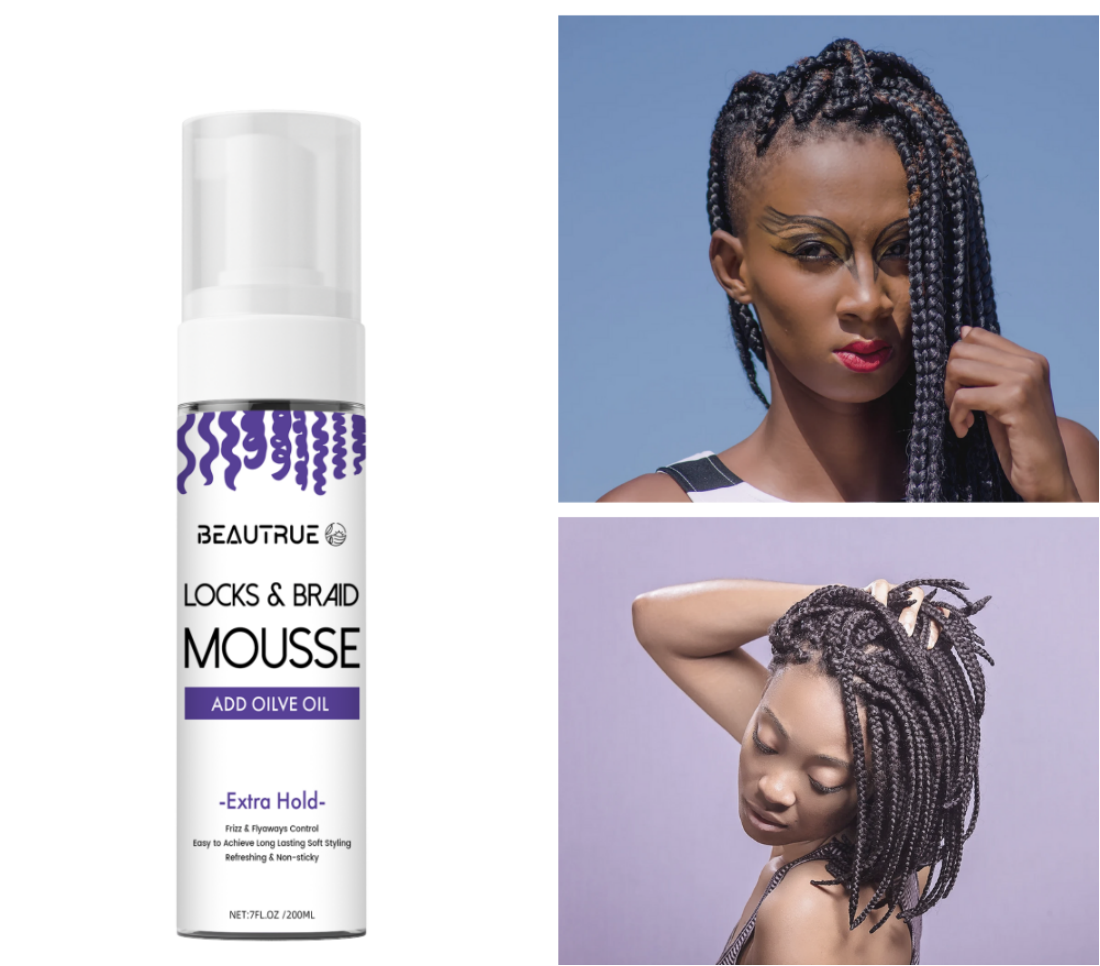 Locks Braid Foam;foam;mousse;hair mousse;hair foam;braid foam;long lasting mousse