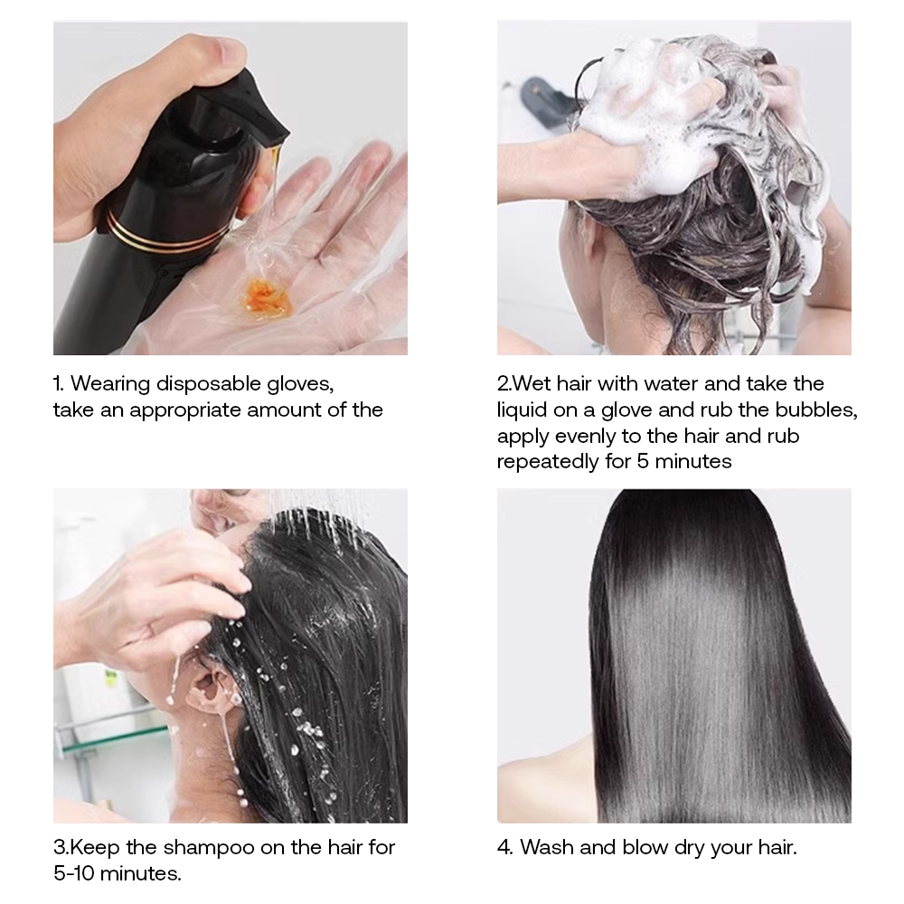 Hair Dye Shampoo;shampoo;color shampoo;hair color;Natural Shampoo