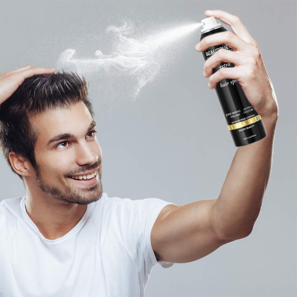 hair holding spray;hairspray;extra hold hairspray;men hair hold spray