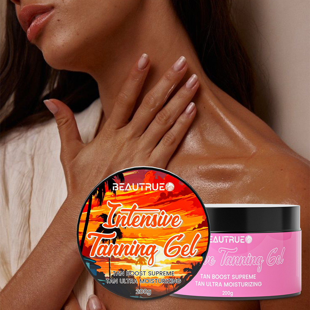 YOUR LOGO Intensive Tanning Tanning Gel Extreme Tanning Gel For Outdoor Sun Ultra Dark Tanning Butter