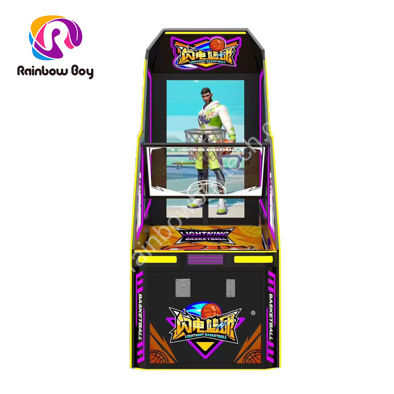 Lightning Basketball Commercial Indoor Adult Coin Operated Electronic Basketball Arcade Machine