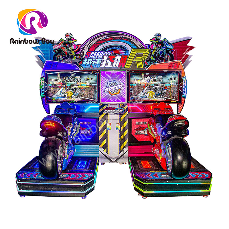 Speed Rush Motorcycle Racing Game Machine