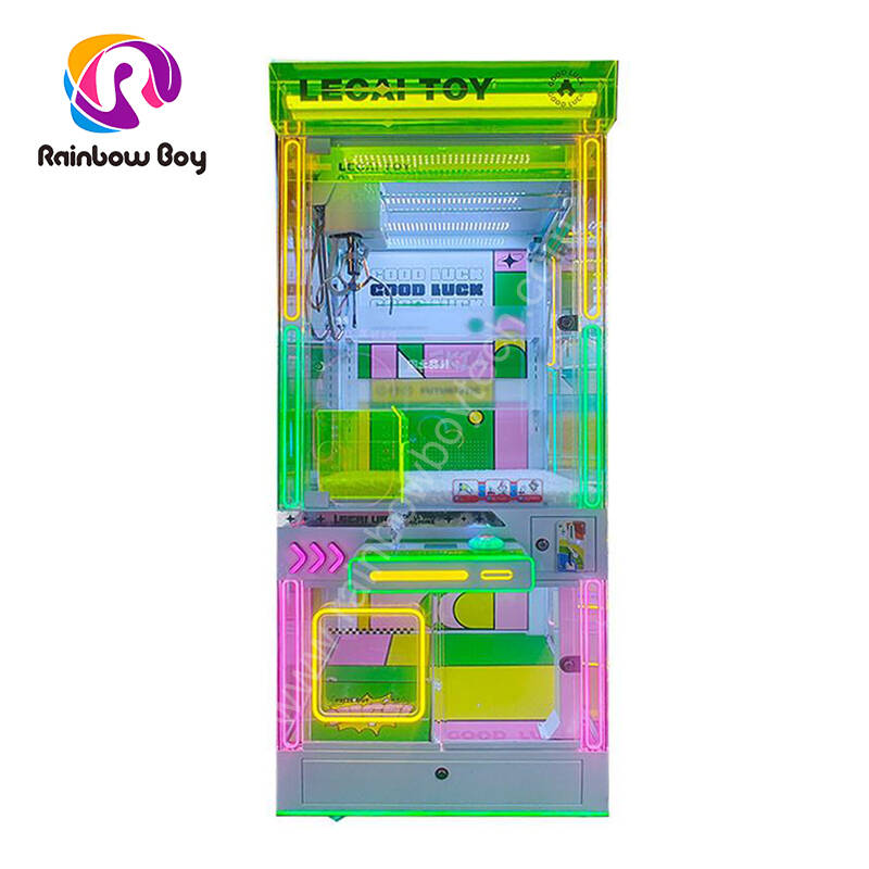 Random Figure Machine Game Transparent doll Claw Game Machine