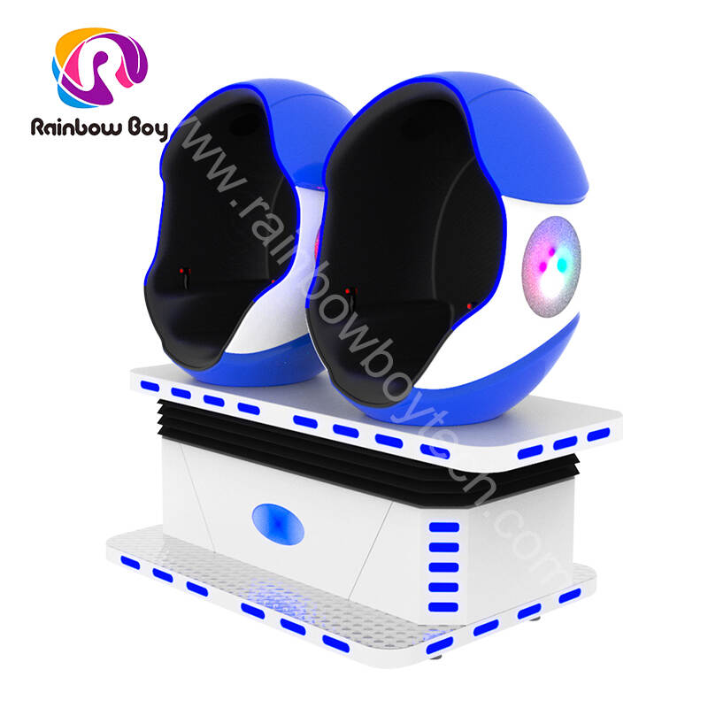 Double Blue Hat Egg Chair VR Game Machine