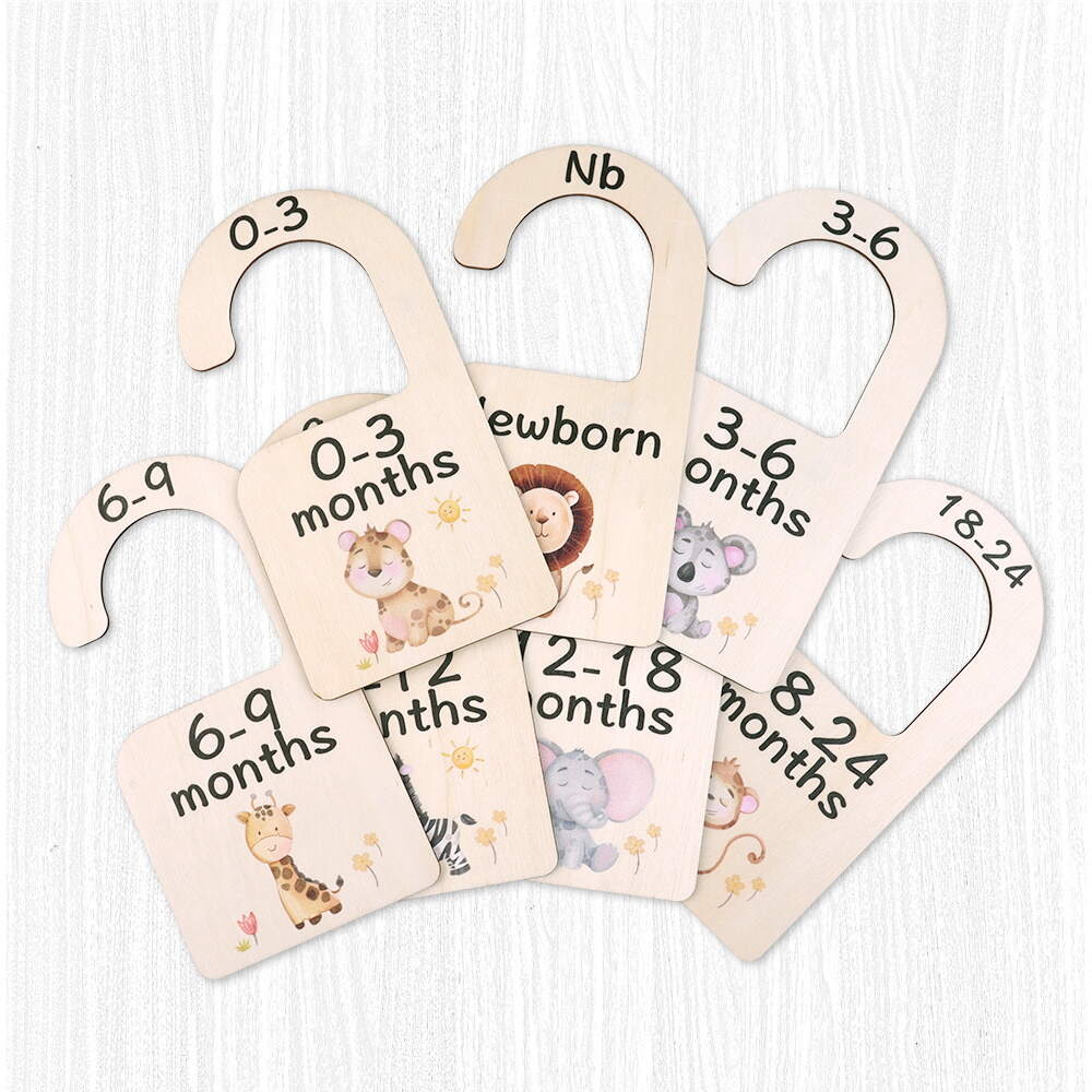 Set of 7pcs Animal Baby Closet Dividers