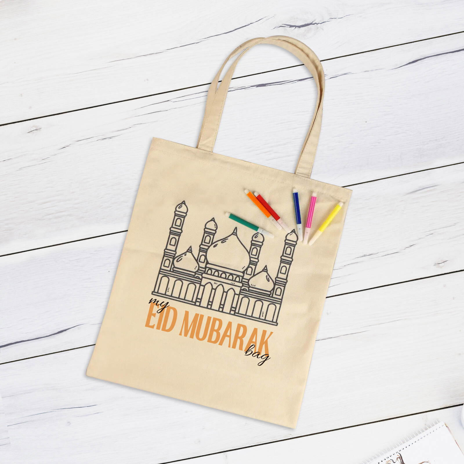 My Eid Mubarak Bag Canvas Tote Bags