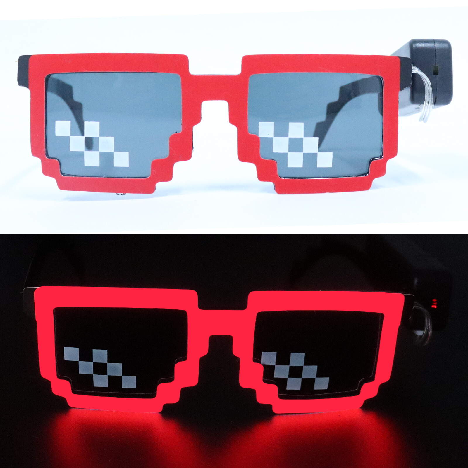 Music Party Festival Club Photo Props LED Glasses