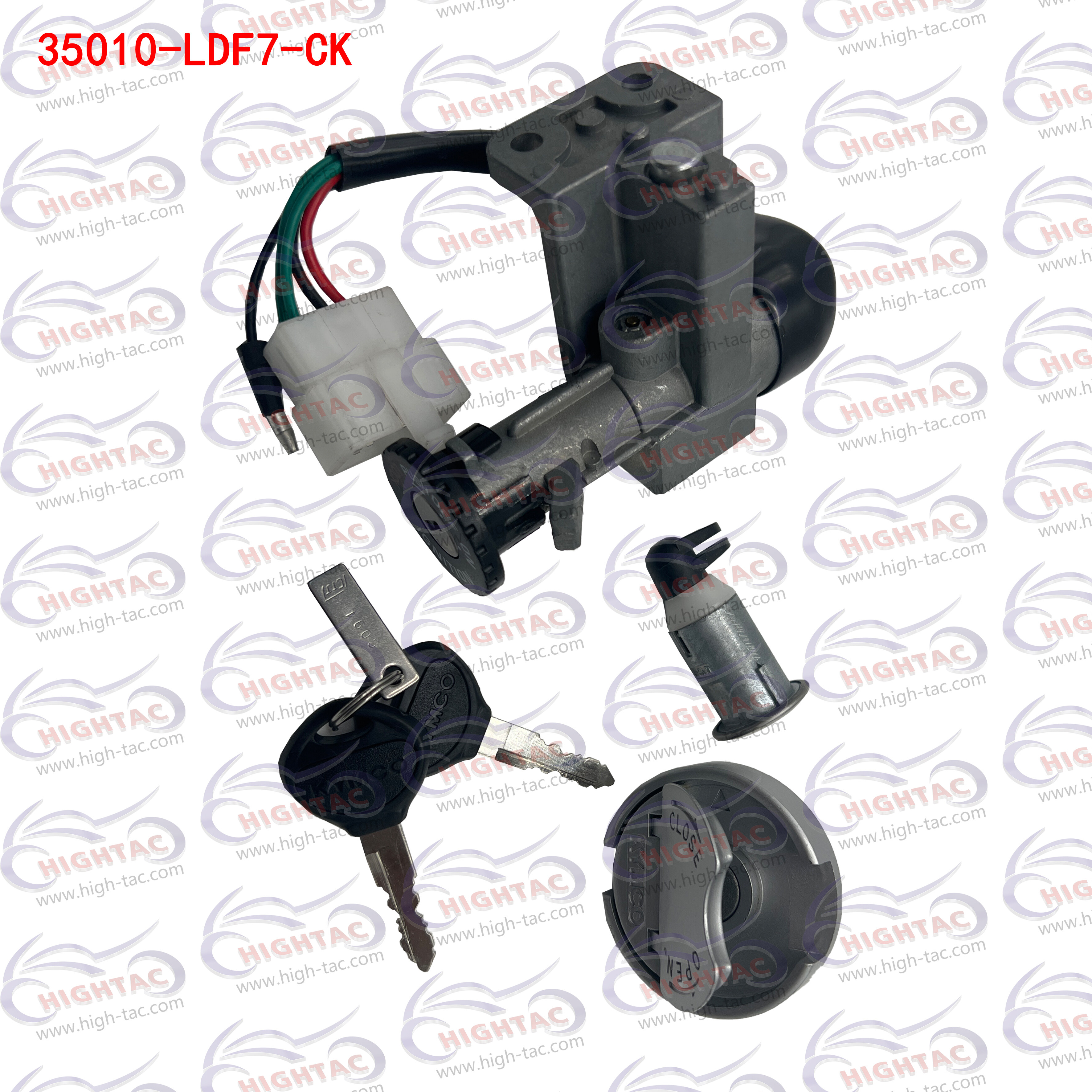 KEY SET LOCK SET AGILITY125CC 35010-LDF7