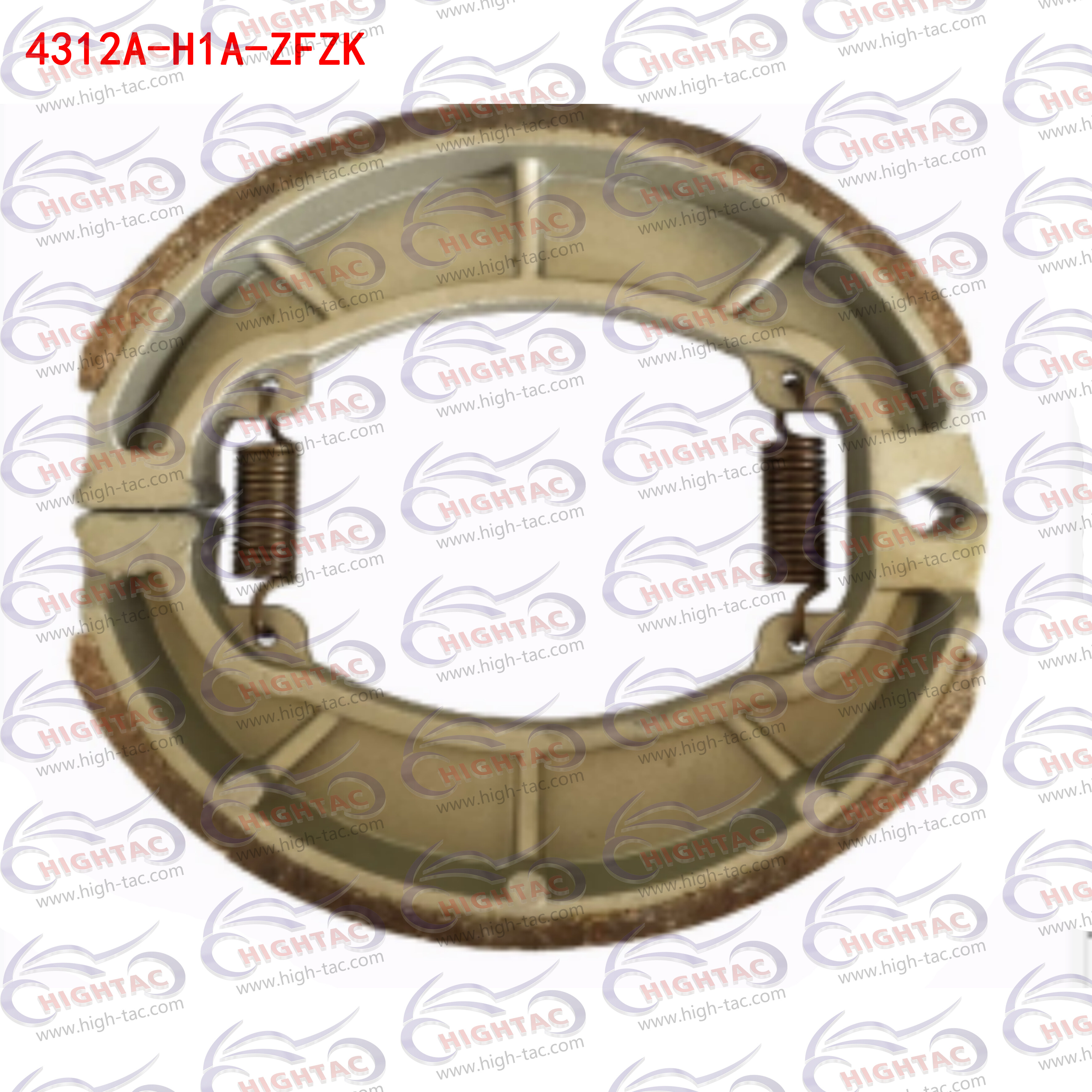 REAR BRAKE SHOE GY6 4312A-H1A