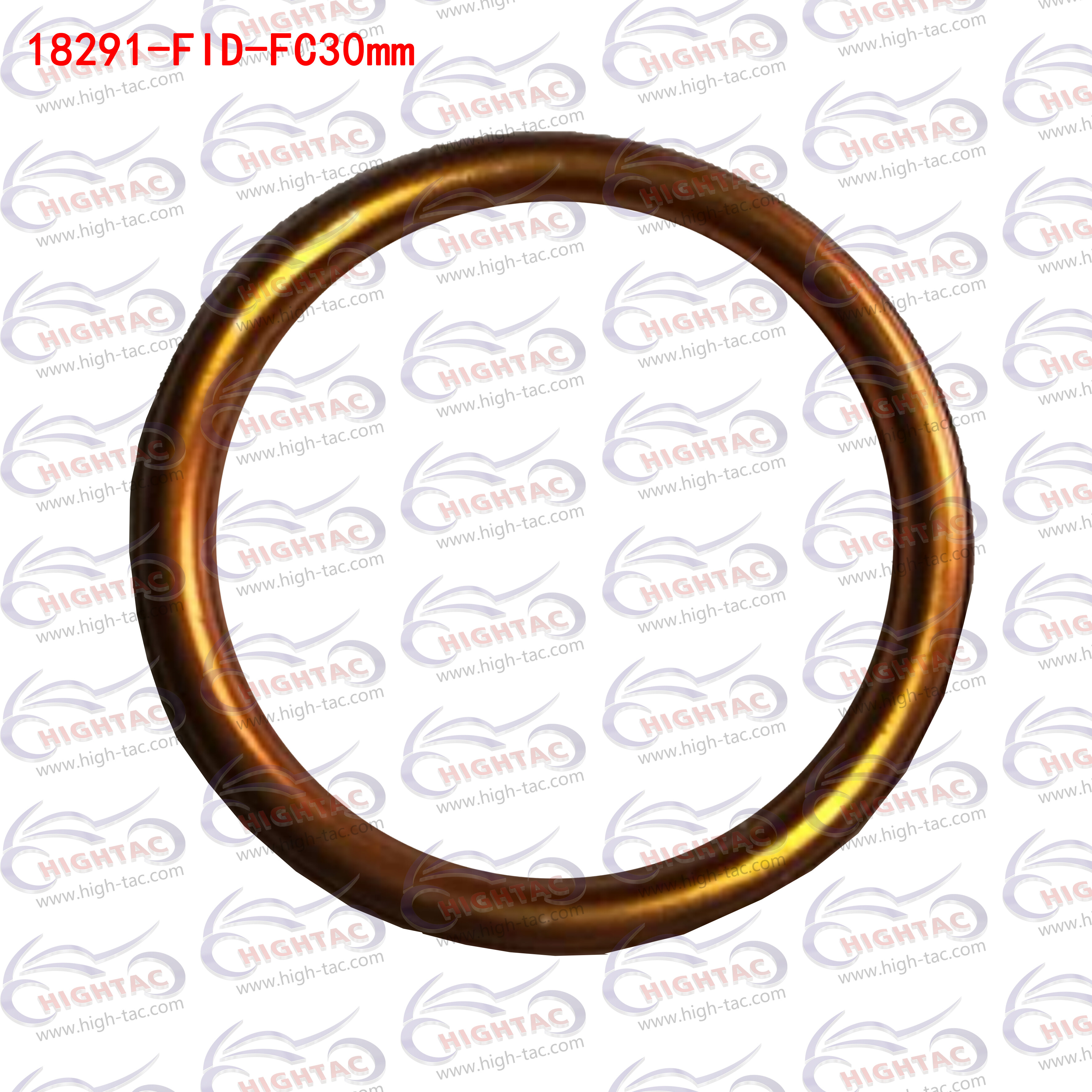 MUFFLER GASKET 30MM GY6 18291-FID