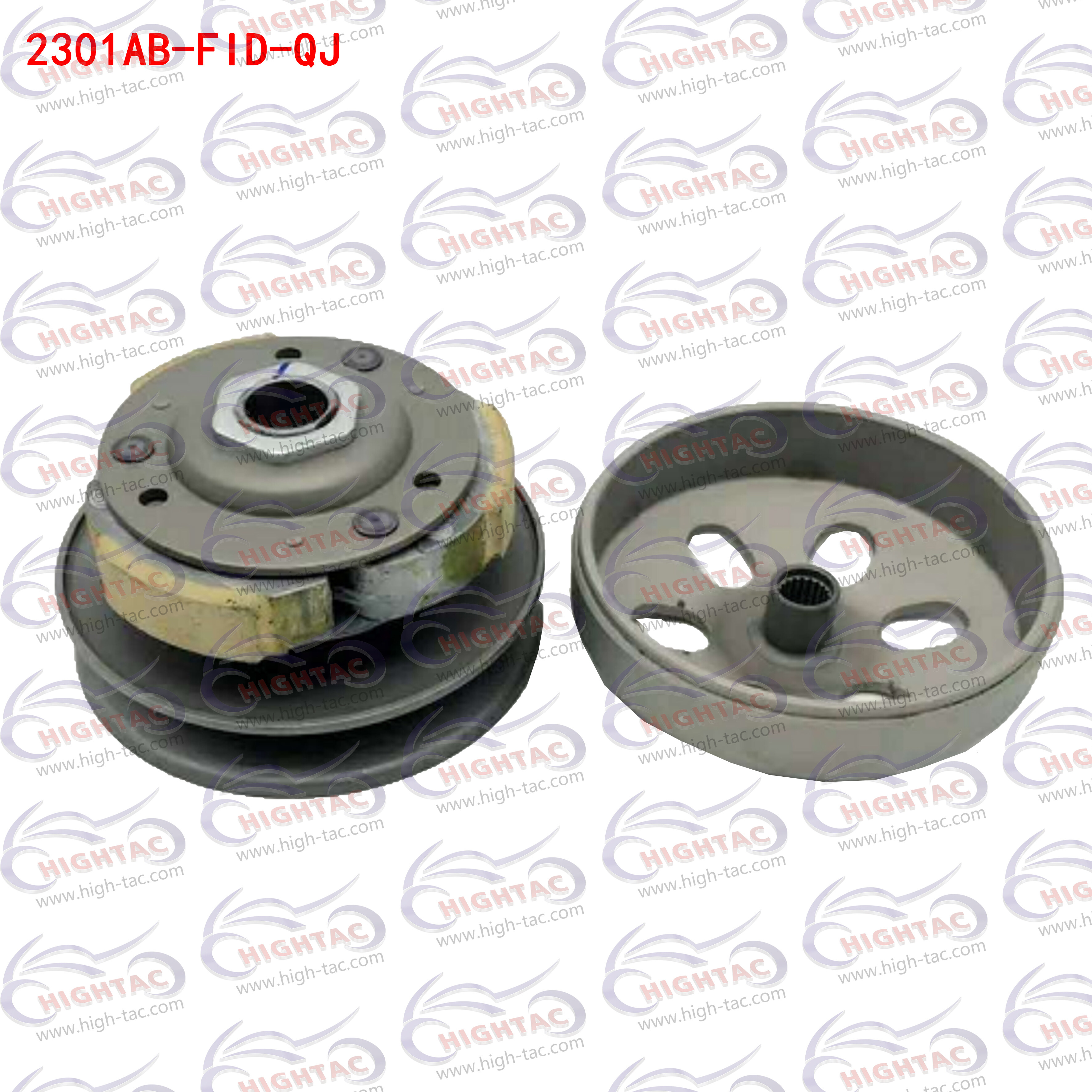 PULLEY ASSY DRIVEN+COVER FIDDLE II 2301AB-FID