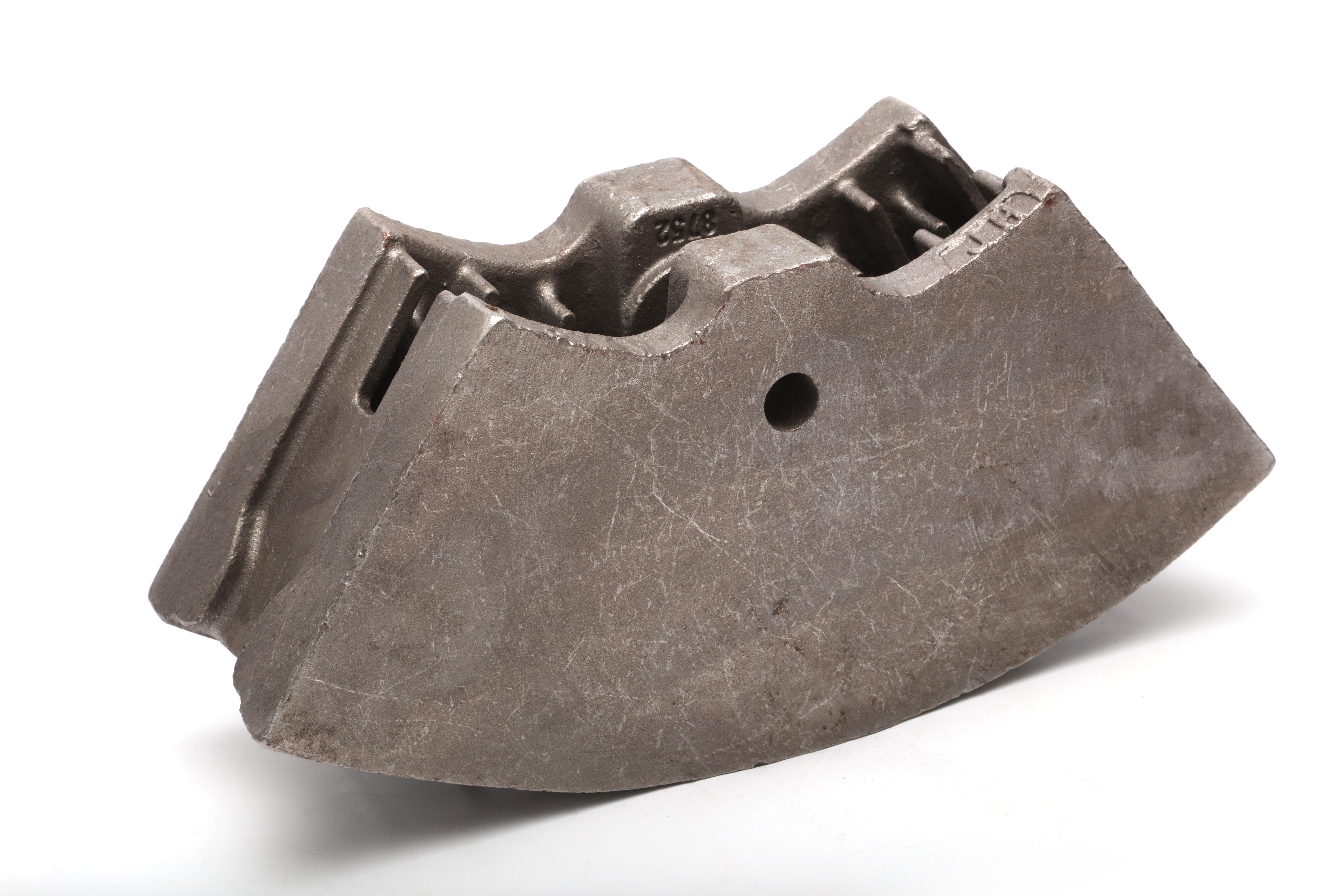 Cast Iron Brake Shoe - Angle View