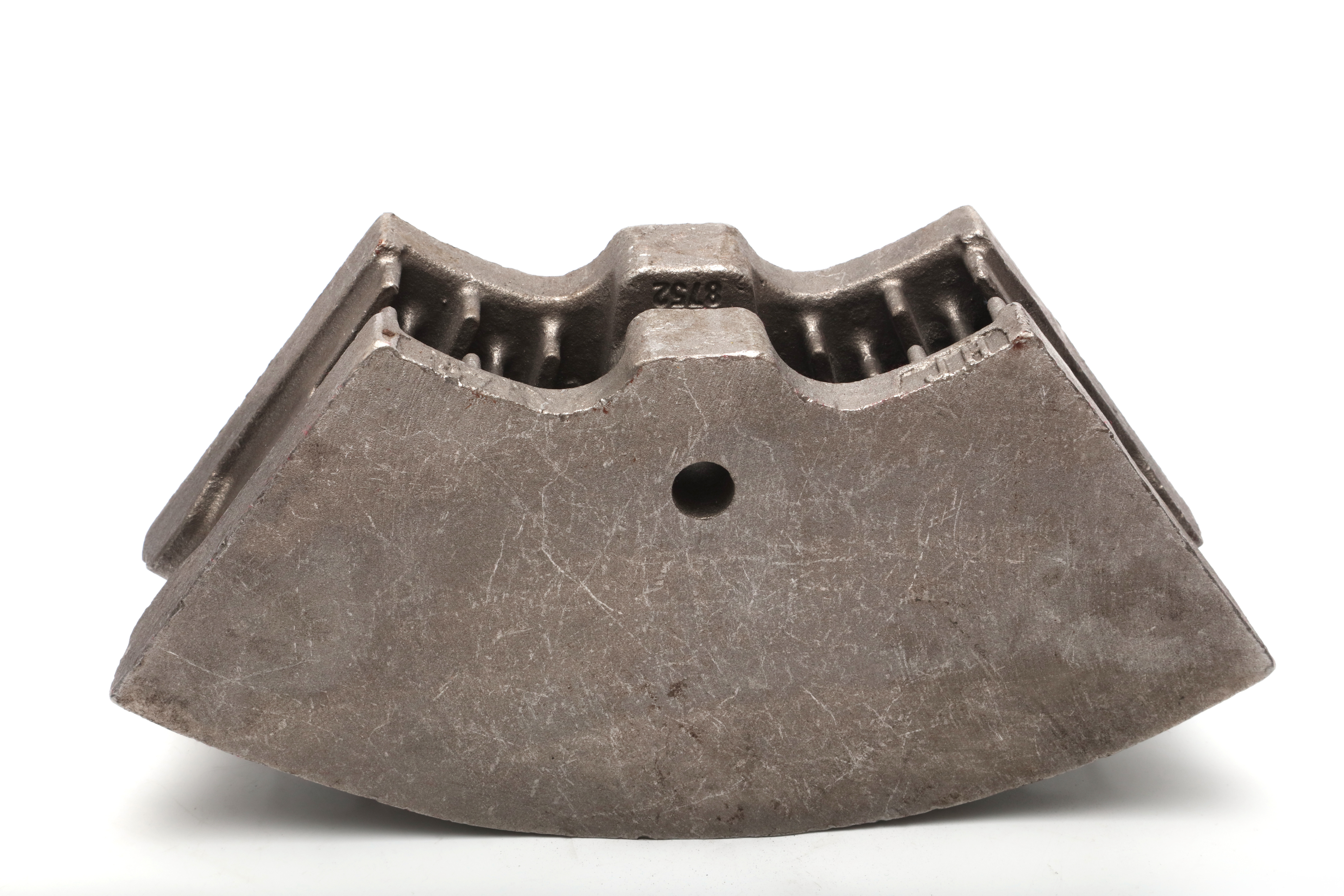 Cast Iron Brake Shoe - Front View