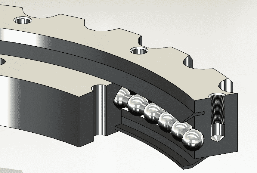 Slewing Bearing Lubrication Channel