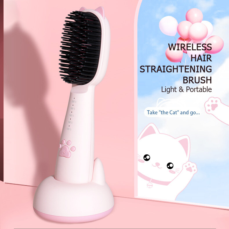 Wireless Electric Hair Straightener Hot Comb Wholesale