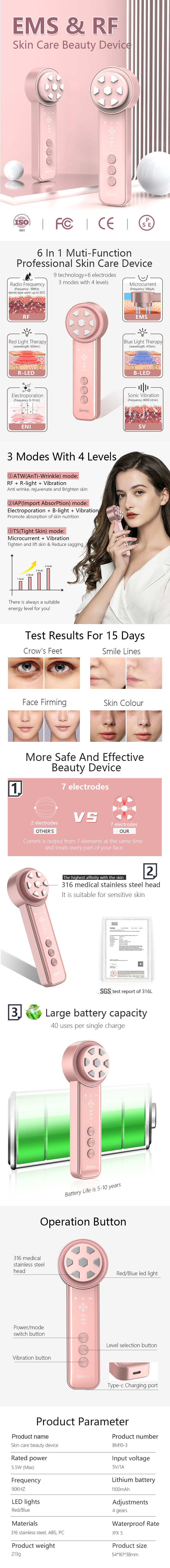 Ems Skin Care Device Supplier