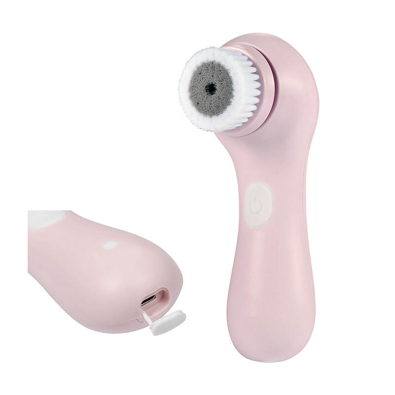 Têtes amovibles petites brosse de nettoyage de visage électrique,