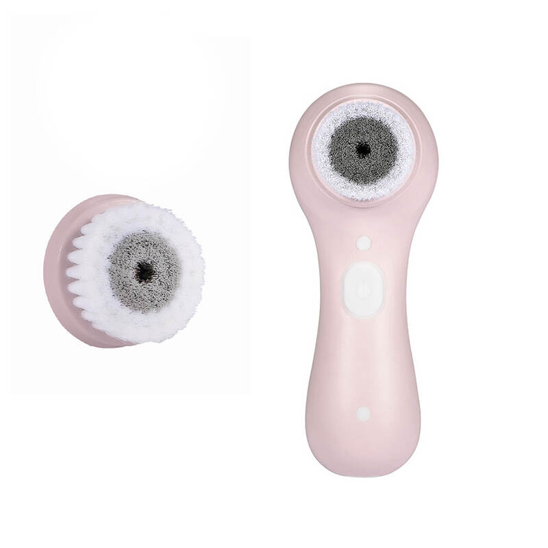 Têtes amovibles petites brosse de nettoyage de visage électrique,