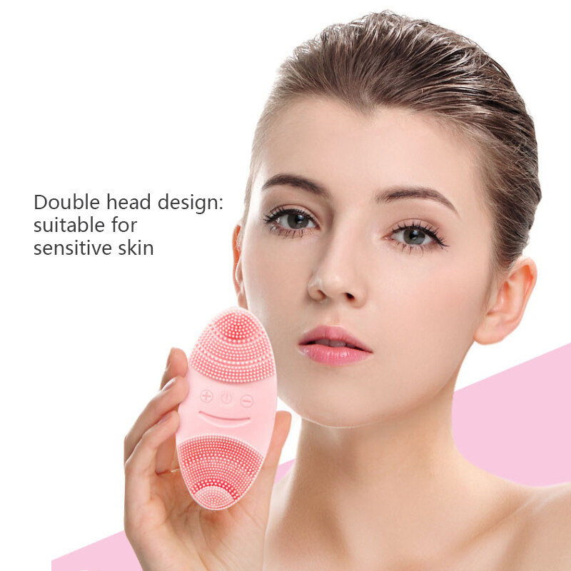 مصنع فرشاة تنظيف الوجه الصيني ، فرشاة تطهير الوجه الكهربائي المقاومة للماء
