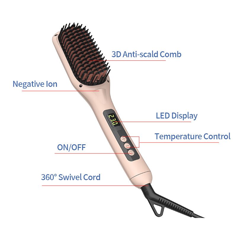 Keramische haarglagfabrikant, China Hair Slagmeerborstel, China LCD Hair Revaring Brush, China Mini Hair Roighterer