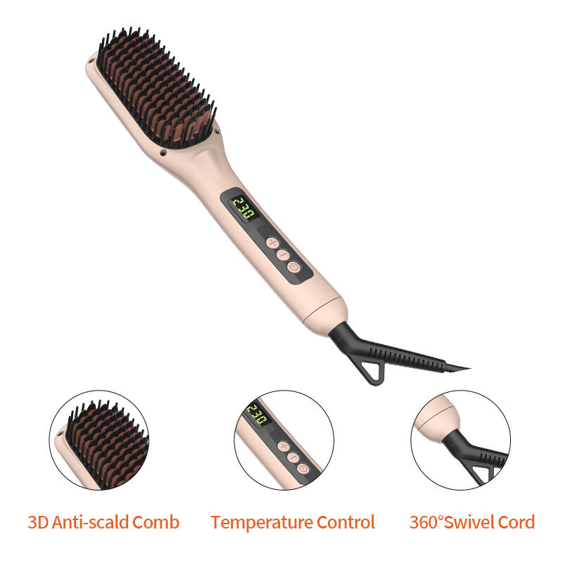 Fabricant de lisser les lisseurs en céramique, Chine Hair Saiderener Brush, China LCD Hair Sdrening Bross, China Mini Hair Saiderener