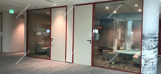 Acoustic Demountable Glass Partition Wall 02.jpg