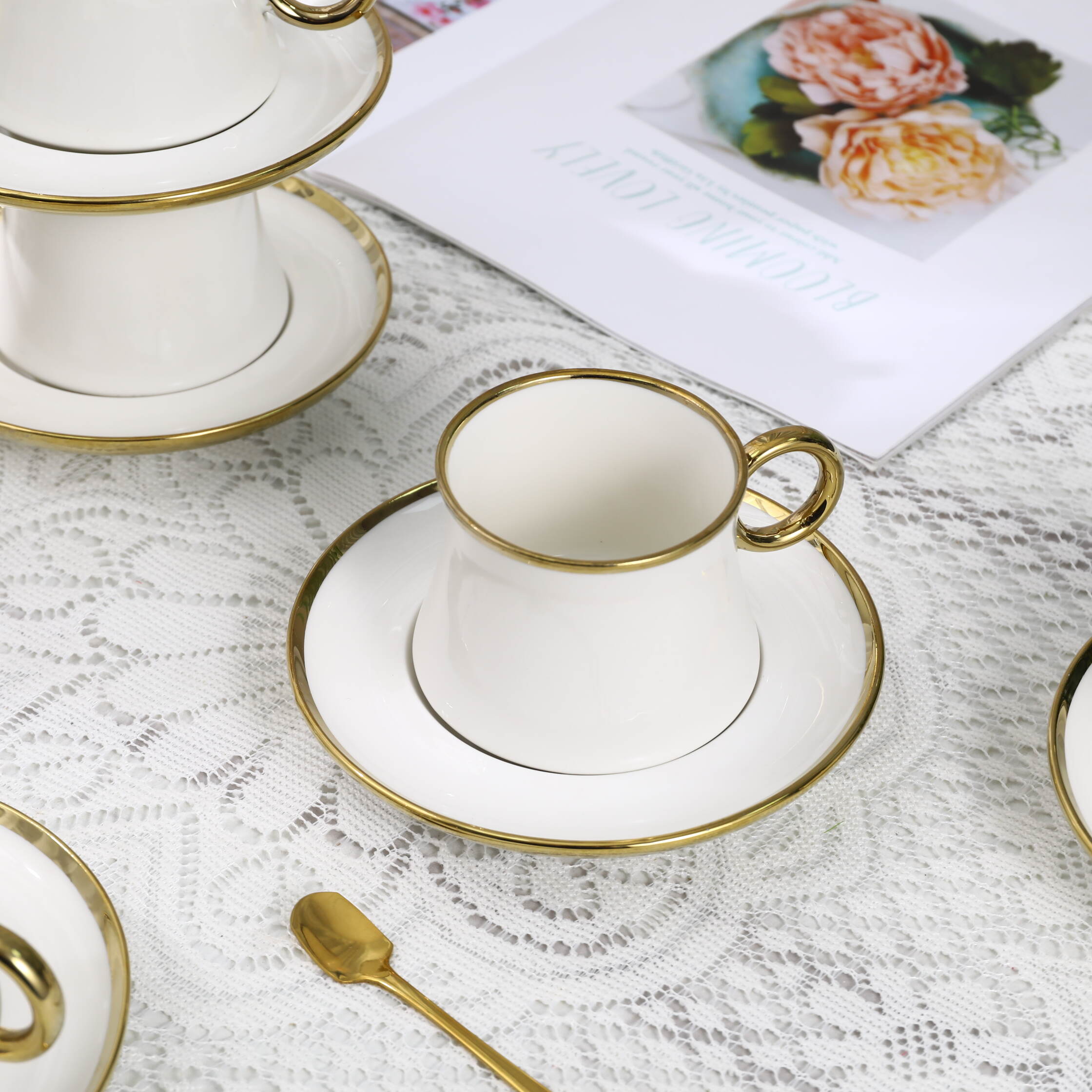 tea cup and saucer sets wholesale, 12 piece porcelain tea set, 12 piece tea cup set