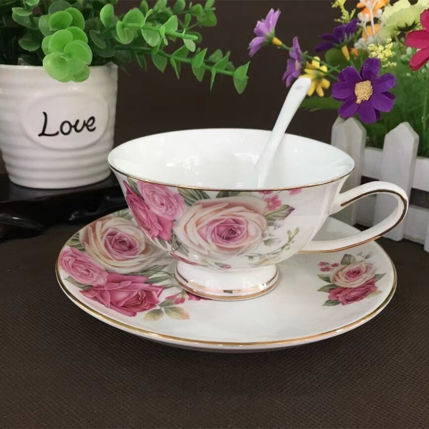 european style coffee cups, gold coffee cup set, tea cup and saucer teapot set, wholesale tea cup and saucer sets