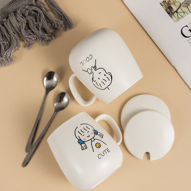 cute coffee mug cartoon, wholesale cute coffee mug