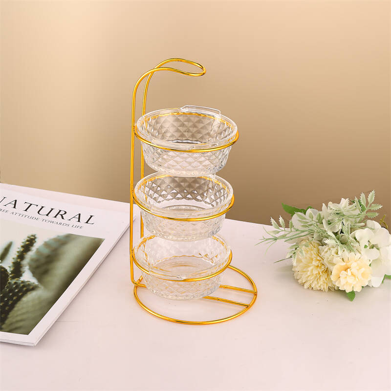 glass bowl with metal stand, glass snack bowls, snack bowls